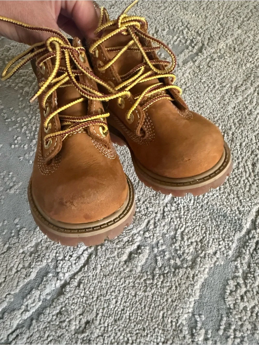 Timberland boots classic lace up leather waterproof toddler 5